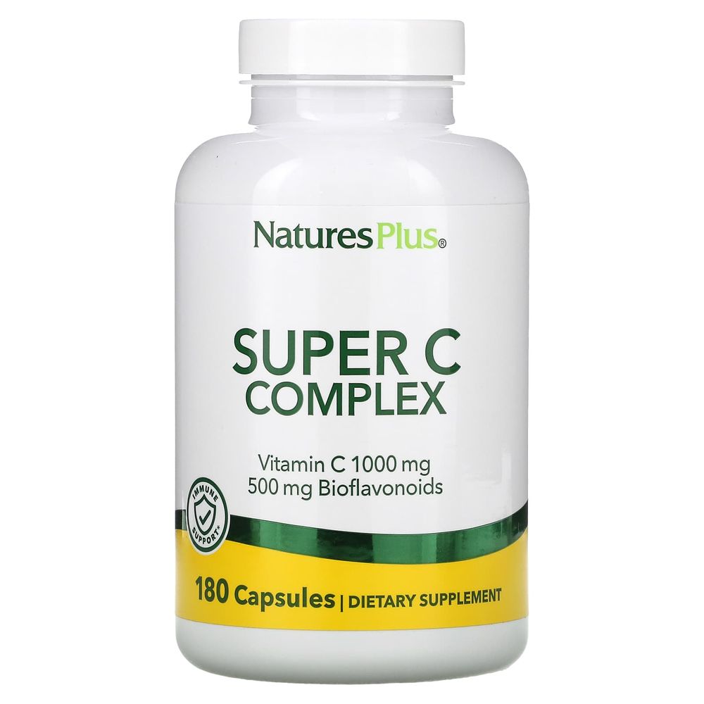 <b>NaturesPlus</b> Super C 복합체 베지 캡슐 180정