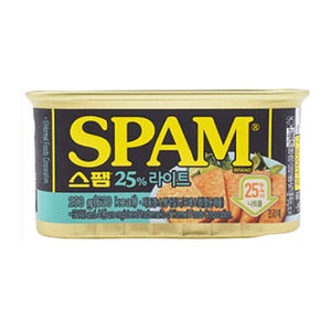 CJ제일제당 스팸 25%라이트 200g/캡없음