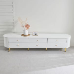 디바 1600 TV거실장 2단 티비다이 서랍장 선반거실장 수납장