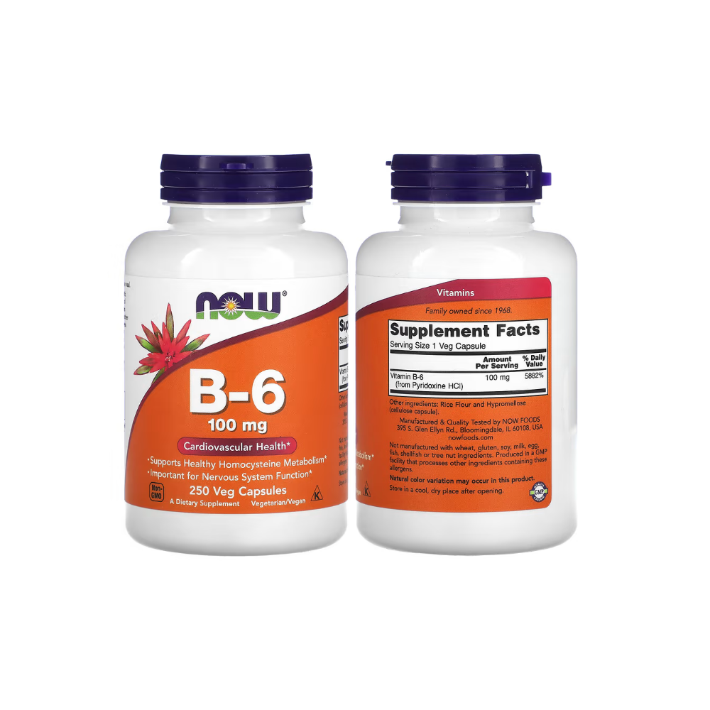 Now Foods (<b>나우 푸드</b>) <b>비타민B6</b> 피리독신염산염 피리독신 100mg