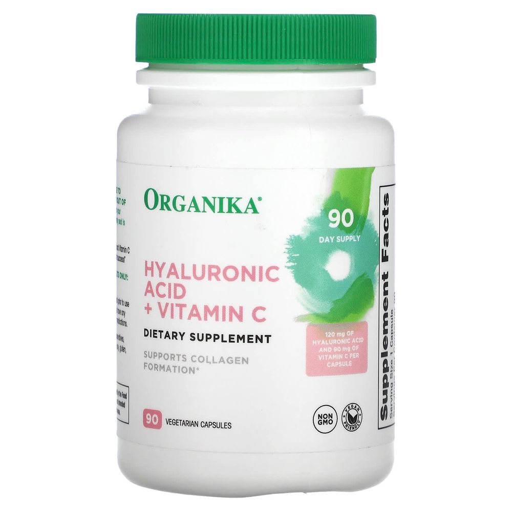 Organika 히알루론산+<b>비타민C</b> 베지 캡슐 90정