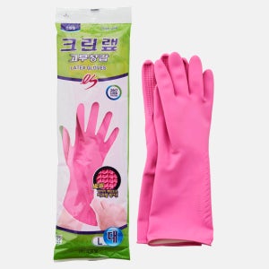 크린랲 ES 고무장갑 대 분홍 10개