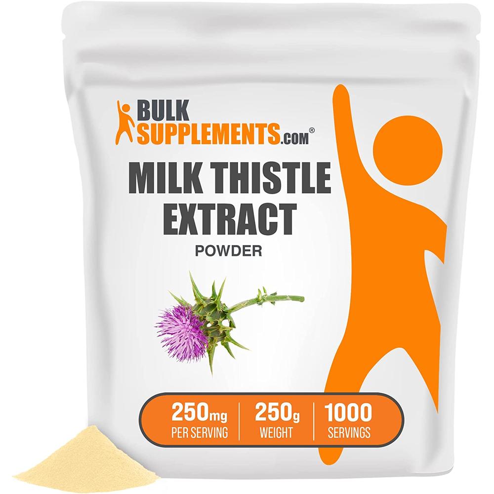 벌크서플먼트 BulkSupplements <b>Milk Thistle</b> 남성 <b>밀크씨슬</b> 추출물 분말 250g