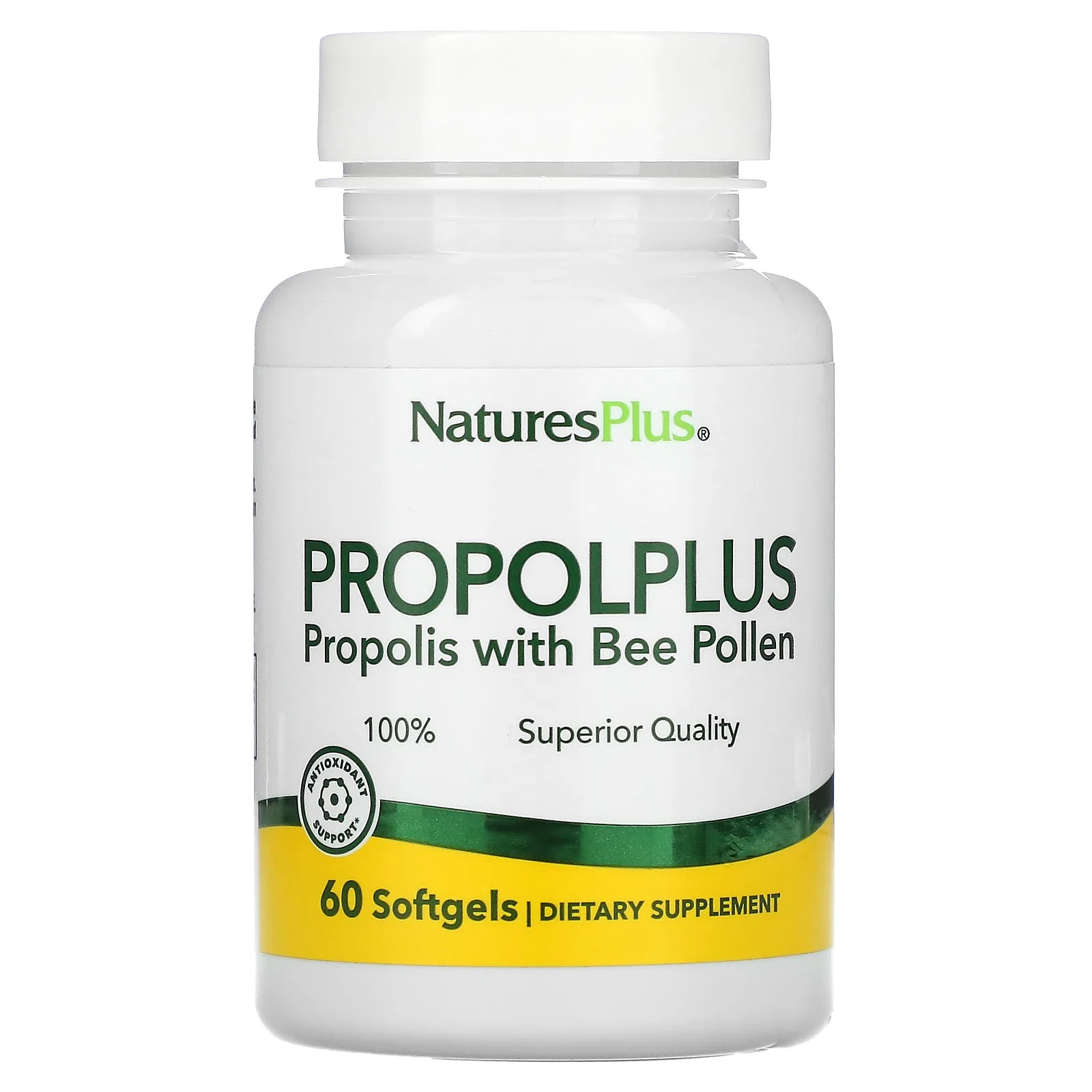 네이처스플러스 Propolplus <b>Propolis</b> Bee Pollen 60소프트젤
