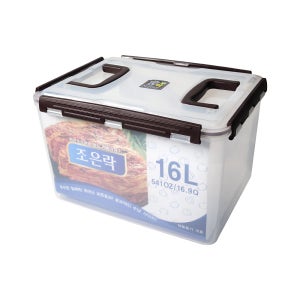 조은락 탱크 투명밀폐 16L 김치통 식품보관 저장용기