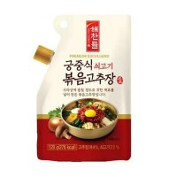 CJ 집밥 해찬들 궁중식 쇠고기 볶음고추장 장 요리 비빔밥 매운고추장 120g 1세트