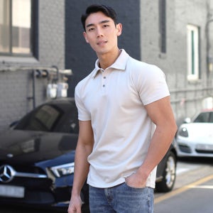 남자 머슬핏 카라티 반팔 티셔츠 10color