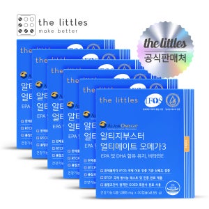 더리틀스 알티지부스터 얼티메이트 EPA DHA 알티지 오메가3 rTG 30캡슐 6박스 6개월분