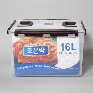 조은락 탱크 밀폐용기 투명김치통 16L 보관용기
