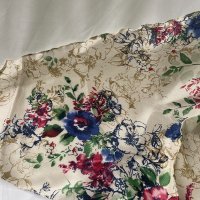 인견스카프 꽃무늬스카프 50대여성스카프