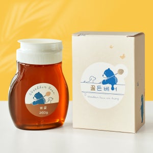 꿀든베어 탄소동위원소비 -23.5 국내산 토종꿀 목에좋은 밤꿀 260g