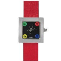 [Akteo] 악테오 시계 Art Hot Couture Kubik Lady 1.2 Cuir Rouge