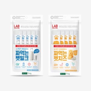 [체험팩] 짜먹는 펫밀크 펫치즈 파우치 2종 (12g x 10개입)