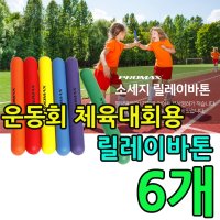 학교 유치원 어린이집 체육대회용 릴레이바톤 6개