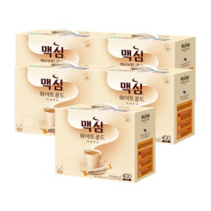 맥심 화이트골드 커피믹스 400T (5개)