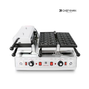 쉐프칸 전기식 미니붕어빵기계 2구 푸드트럭 간식 24P