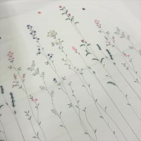 20수 광목 나비꽃자수 바이오워싱 광목자수 면원단 예쁜천 패브릭