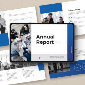 Annual Report 파워포인트 PPT 템플릿 (연간보고, 결산, 보고서, 회사소개서, 제안서, 성과발표, 비즈니스)
