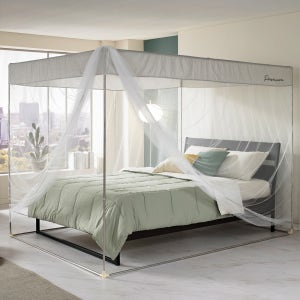 알뜨리 시그니처 사각 모기장 세트 싱글 침대 모기장 텐트 방충망 대형 모기 차단