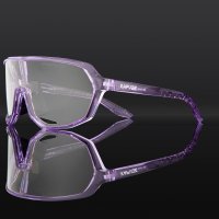 Kapvoe-남녀공용 Photochromic 선글라스 사이클링 안경 UV400 야외 자전거 고글 스포츠 MTB 여성용