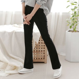 국산 여성 부츠핏 부츠컷밴딩팬츠 부츠컷슬랙스 나팔바지