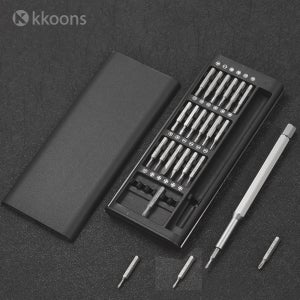 꾼스 프리미엄 63in1 정밀드라이버 세트 시계 안경 드라이버 핸드폰 노트북 수리공구
