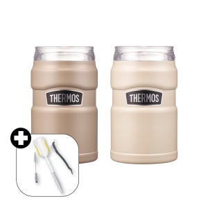 써모스 ROD-002K 야구장 맥주캔 텀블러 뚱캔홀더 아이스 아이싱기 맥주 캔 쿨러 350ml