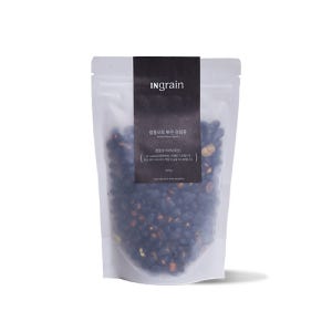 [인그레인] 국산100% 열풍으로 볶은 검정콩 / 바로먹는 검정콩 검은콩 간식 하루견과