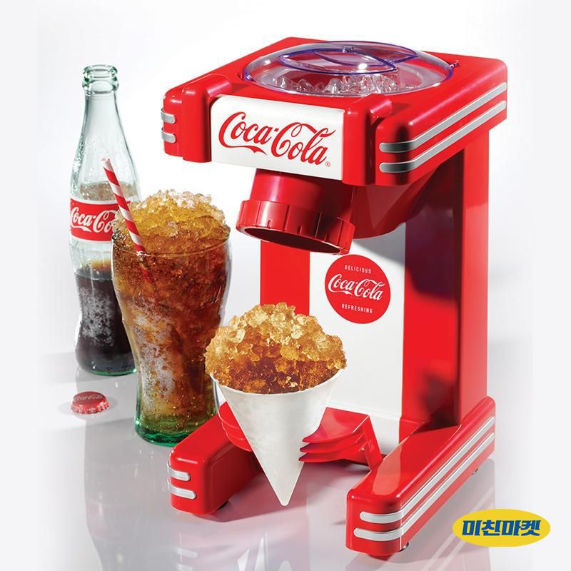 코카콜라 슬러시 기계 가정용 패스트푸드 음료 미니 얼음 빙수기 홈카페 스무디 아이스 머신