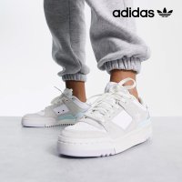 아디다스 오리지널 포럼 로우 럭스 스니커즈 화이트/블루 adidas Originals Forum Low Luxe trainers