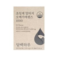 담백하루 초임계 알티지 오메가 에센스 1000 1255mg x 30캡슐