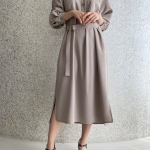 ING 세련된 스타일링 데일리 원피스 가을 코디룩 예쁜미시패션 직장인 원피스 아이엔지옷