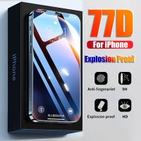 gps 77D 강화 유리 for IPhone 13 12 11 Pro MAX X XS Max XR 미니 스크린 프로텍터 7 8 Plus 6 6s 보호 필름