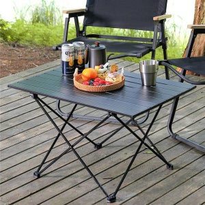 캠핑 롤테이블 백패킹 접이식 미니 원액션 휴대용 경량 알루미늄 로우 소형