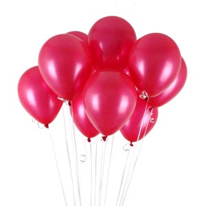 푸치샤 펄풍선 찐핑크 30cm 파티 생일 이벤트풍선 10P