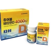 조아제약 츄어블 비타민D 4000 IU 130mg x 120캡슐