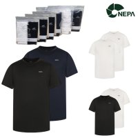 네파 남자 여자 공용 투팩 라운드 쿨 기능성 운동복 이너 반팔 티셔츠 7JG5301