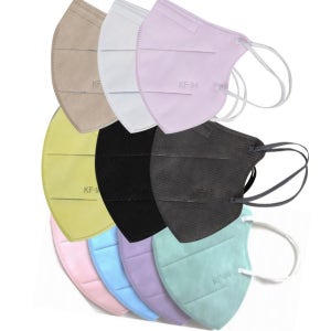 KF94 마스크 새부리형 컬러10색(HL) 5매씩100매 대형(성인) ,큰중형(얼굴작은여성및중학생)