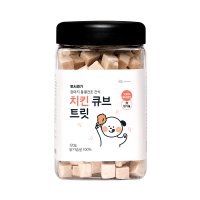 뽀시래기 강아지 동결건조 간식 치킨 큐브 트릿 120g