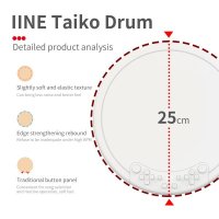 드럼악기 IINE Taiko 드럼 다기능 호환 닌텐도 스위치라이트OLE