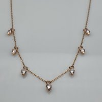 14K 큐빅 목걸이 dressy choker