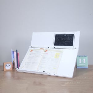 위너 독서대 양방향 화이트 2단