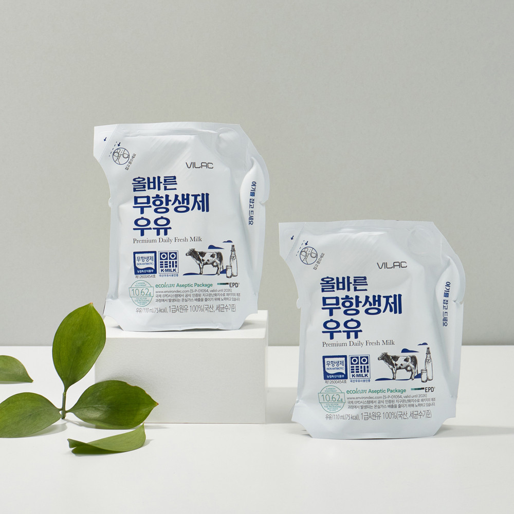비락 올바른무항생제우유 성분 분석