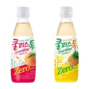 동원 쿨피스톡 제로 복숭아 파인애플 340ml x 24개