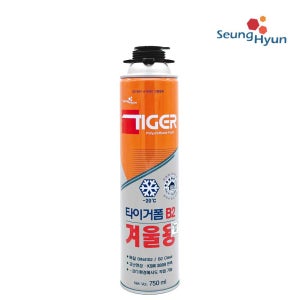 박스판매 타이거 윈터폼 겨울용 동절용 우레탄폼 B2등급 단열 충진 750ml