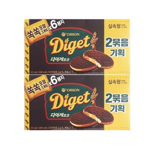 오리온 다이제 초코 6입x2번들x8개 무료배송