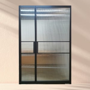 로홈 180도 모던 여닫이 중문 스윙도어 현관 아파트 양방향 회전 아치형 간살 간이