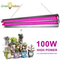 전체 스펙트럼 100W LED 성장 빛 실내 스트립 램프 식물 텐트 Fitolampy, 꽃 전구