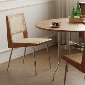 세스카체어 원목 라탄 스튜디오 식탁 의자 빈티지체어