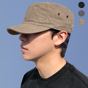 58cm/62cm 빅사이즈 데미지 군모 밀리터리 캡 모자 군대 군인 대두